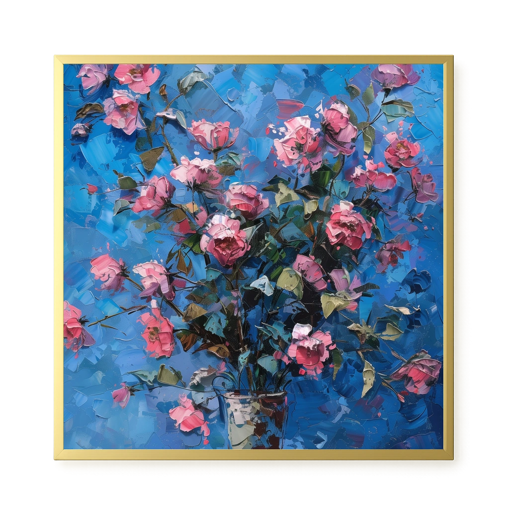Blue Bloom Canvas Print