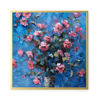 Blue Bloom Canvas Print