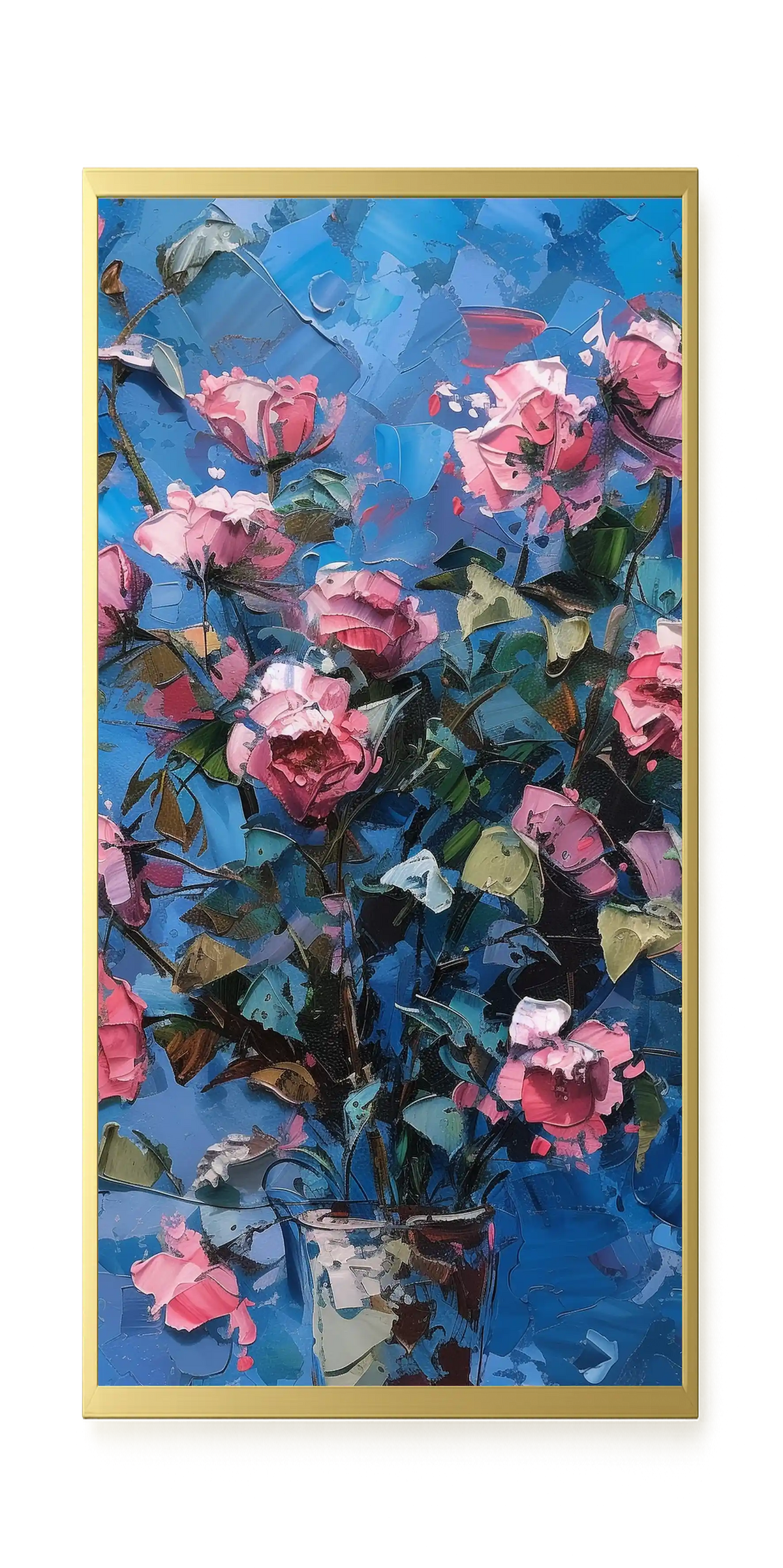 Blue Bloom Canvas Print