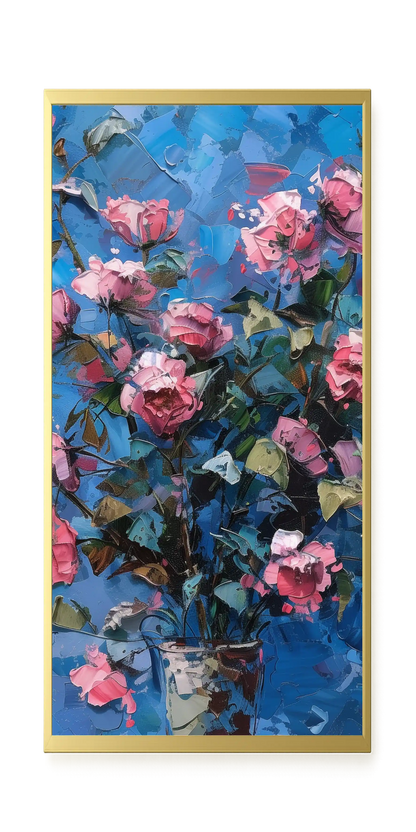 Blue Bloom Canvas Print