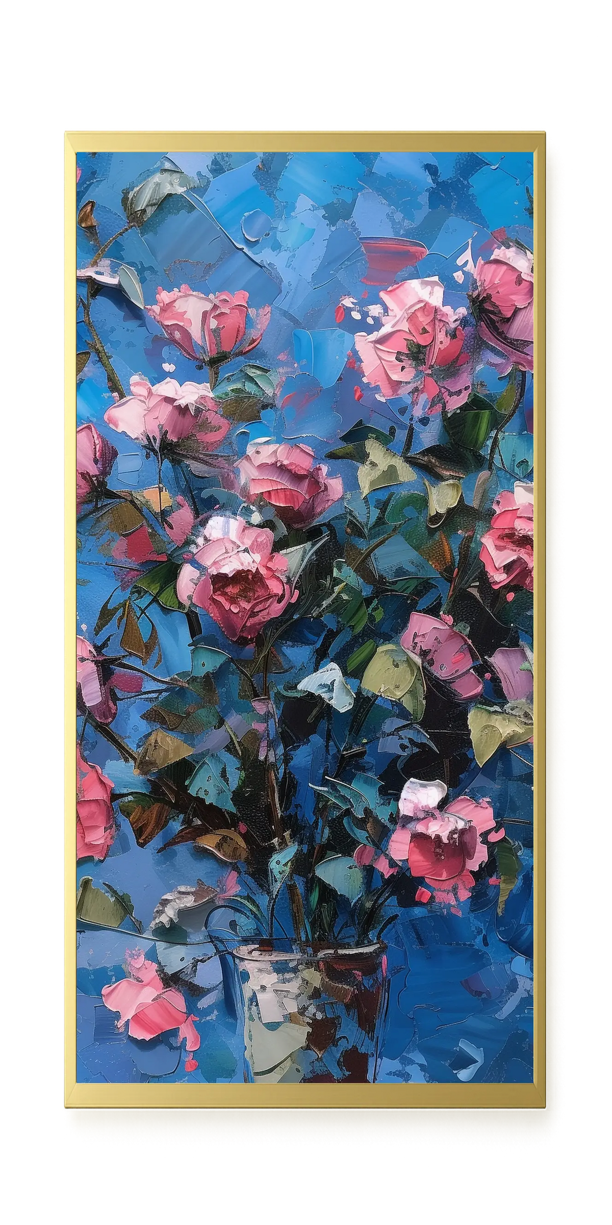 Blue Bloom Canvas Print