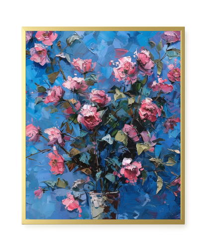 Blue Bloom Canvas Print