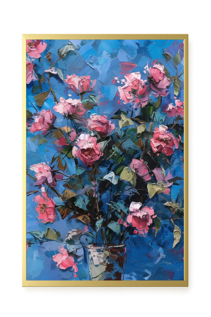 Blue Bloom Canvas Print