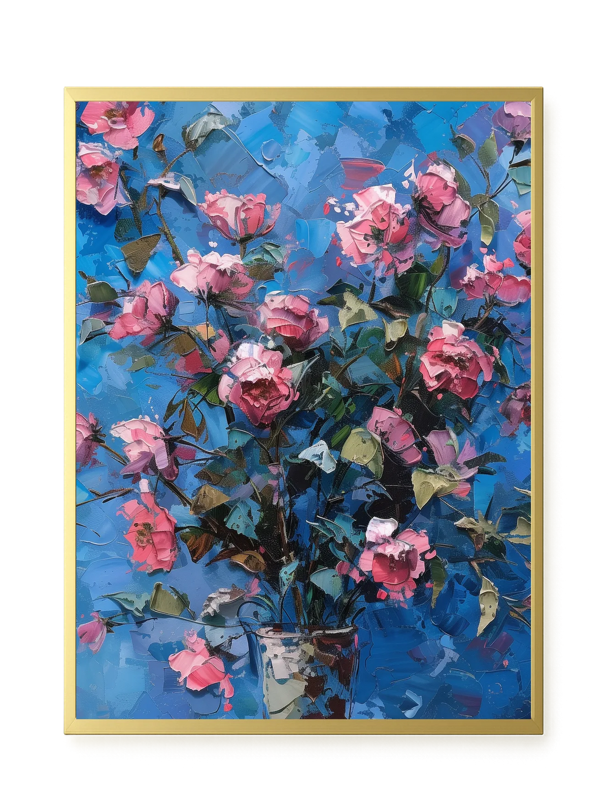 Blue Bloom Canvas Print