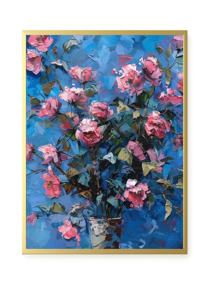 Blue Bloom Canvas Print