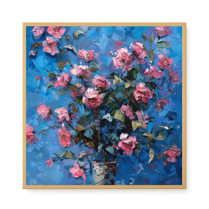 Blue Bloom Canvas Print