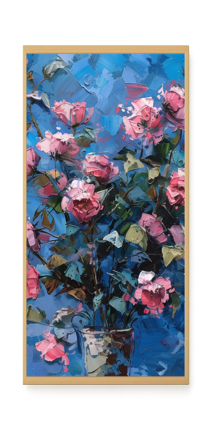 Blue Bloom Canvas Print