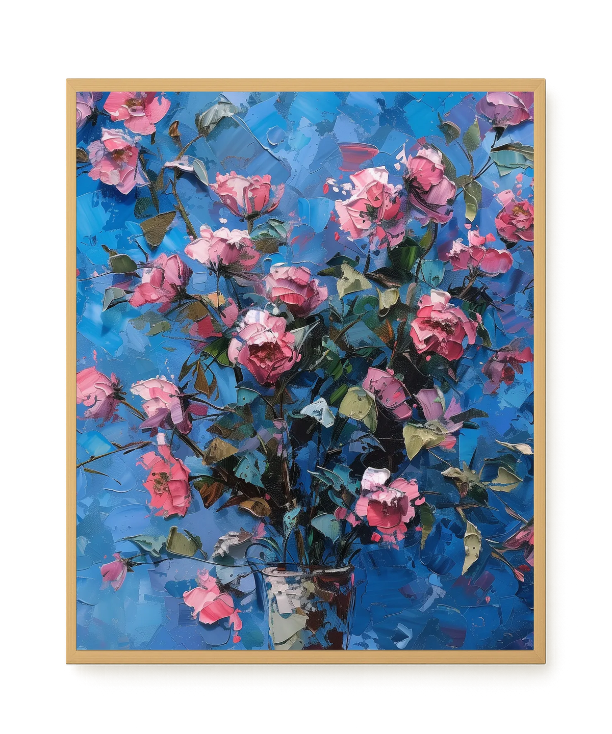 Blue Bloom Canvas Print