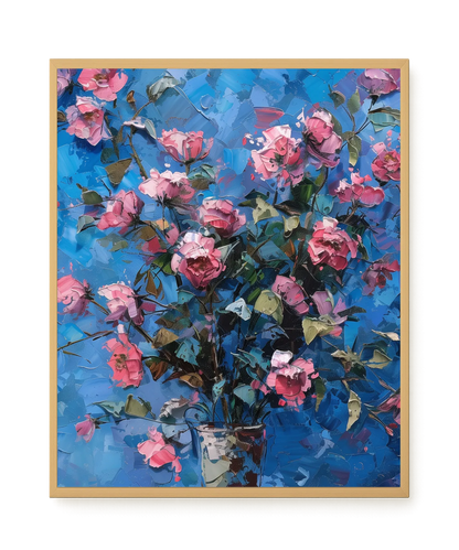 Blue Bloom Canvas Print