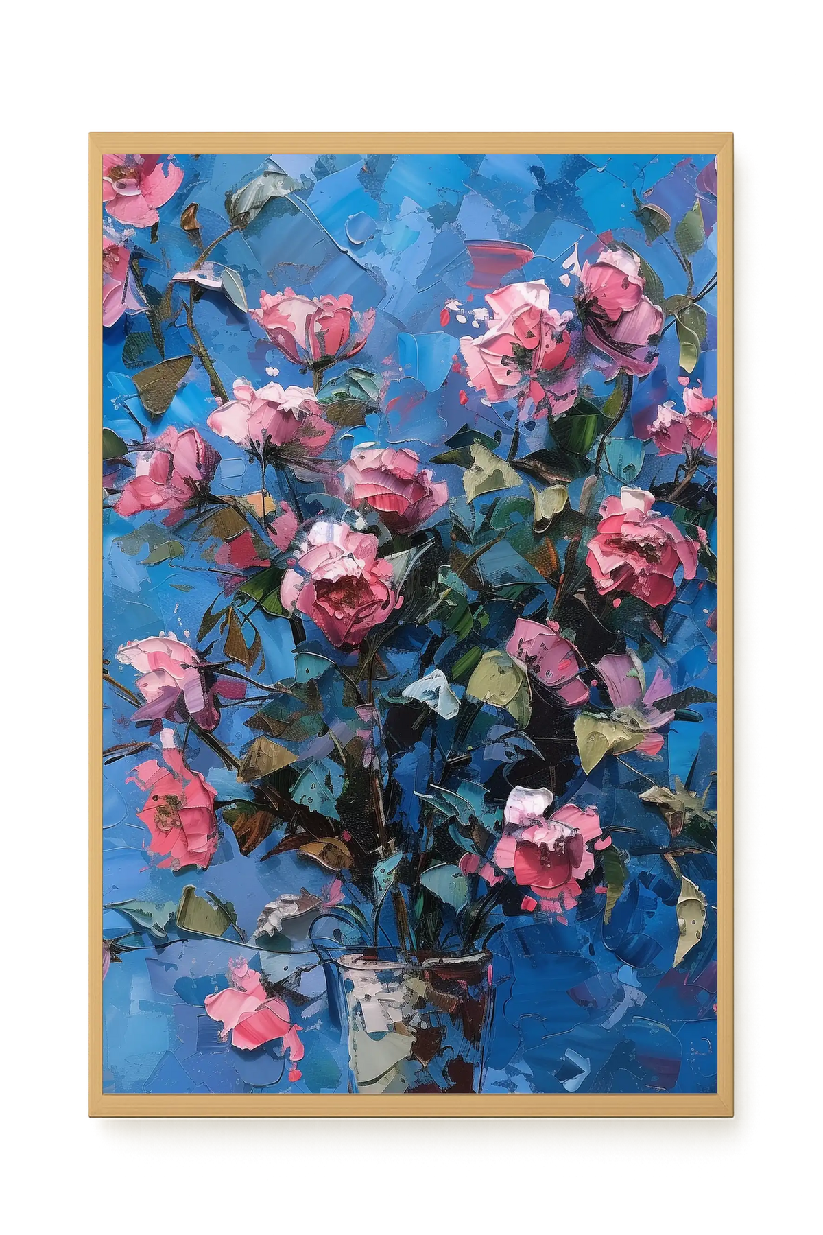 Blue Bloom Canvas Print