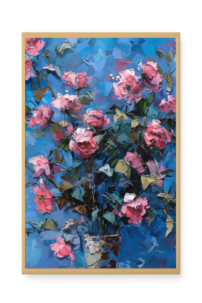 Blue Bloom Canvas Print