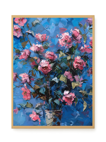 Blue Bloom Canvas Print