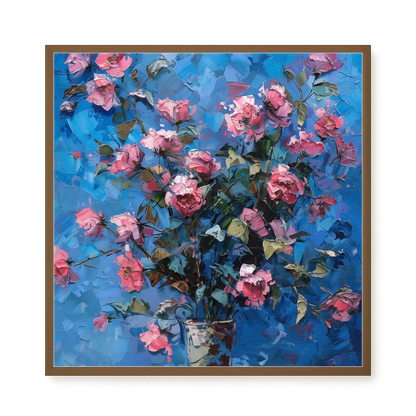Blue Bloom Canvas Print