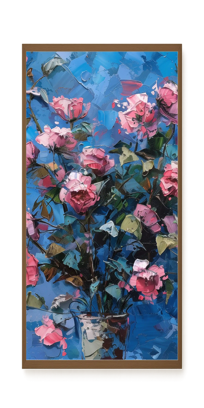 Blue Bloom Canvas Print