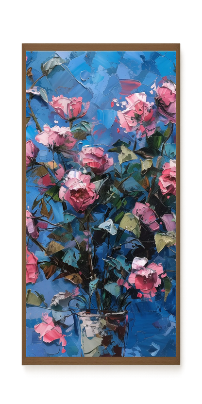 Blue Bloom Canvas Print