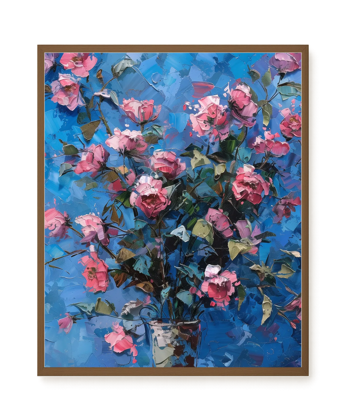 Blue Bloom Canvas Print