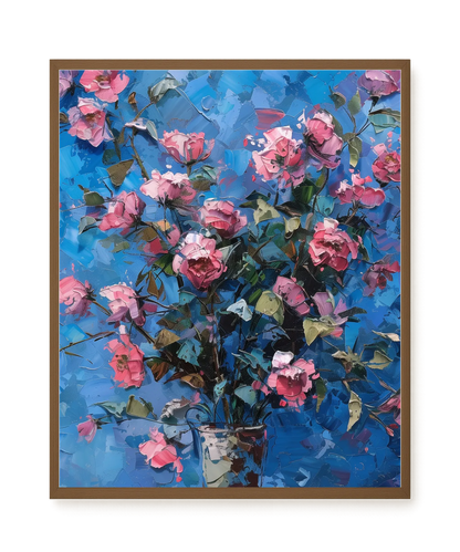 Blue Bloom Canvas Print