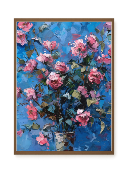 Blue Bloom Canvas Print