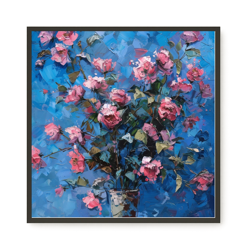 Blue Bloom Canvas Print