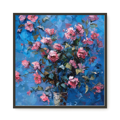 Blue Bloom Canvas Print