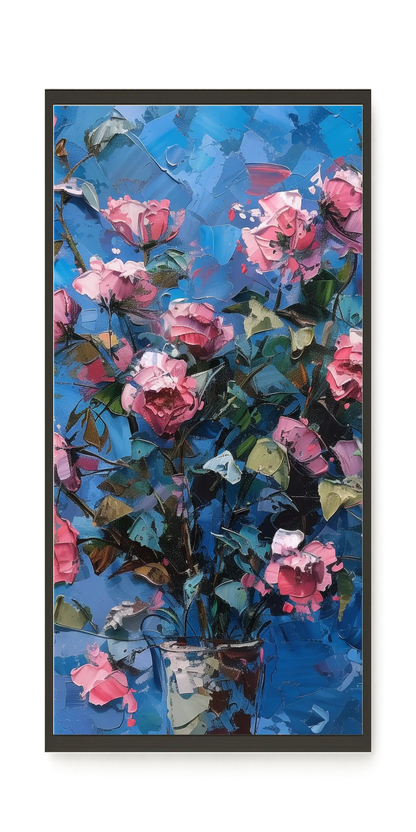Blue Bloom Canvas Print