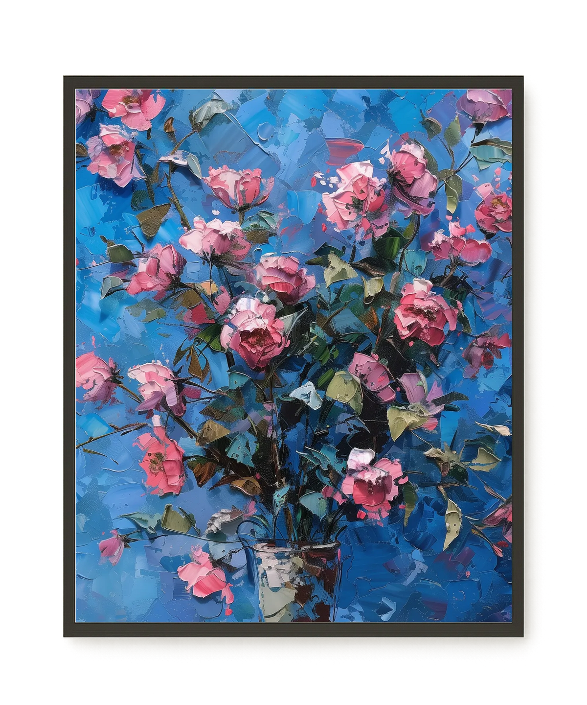 Blue Bloom Canvas Print