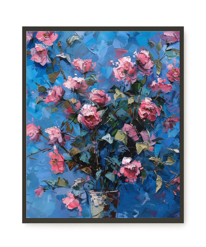 Blue Bloom Canvas Print