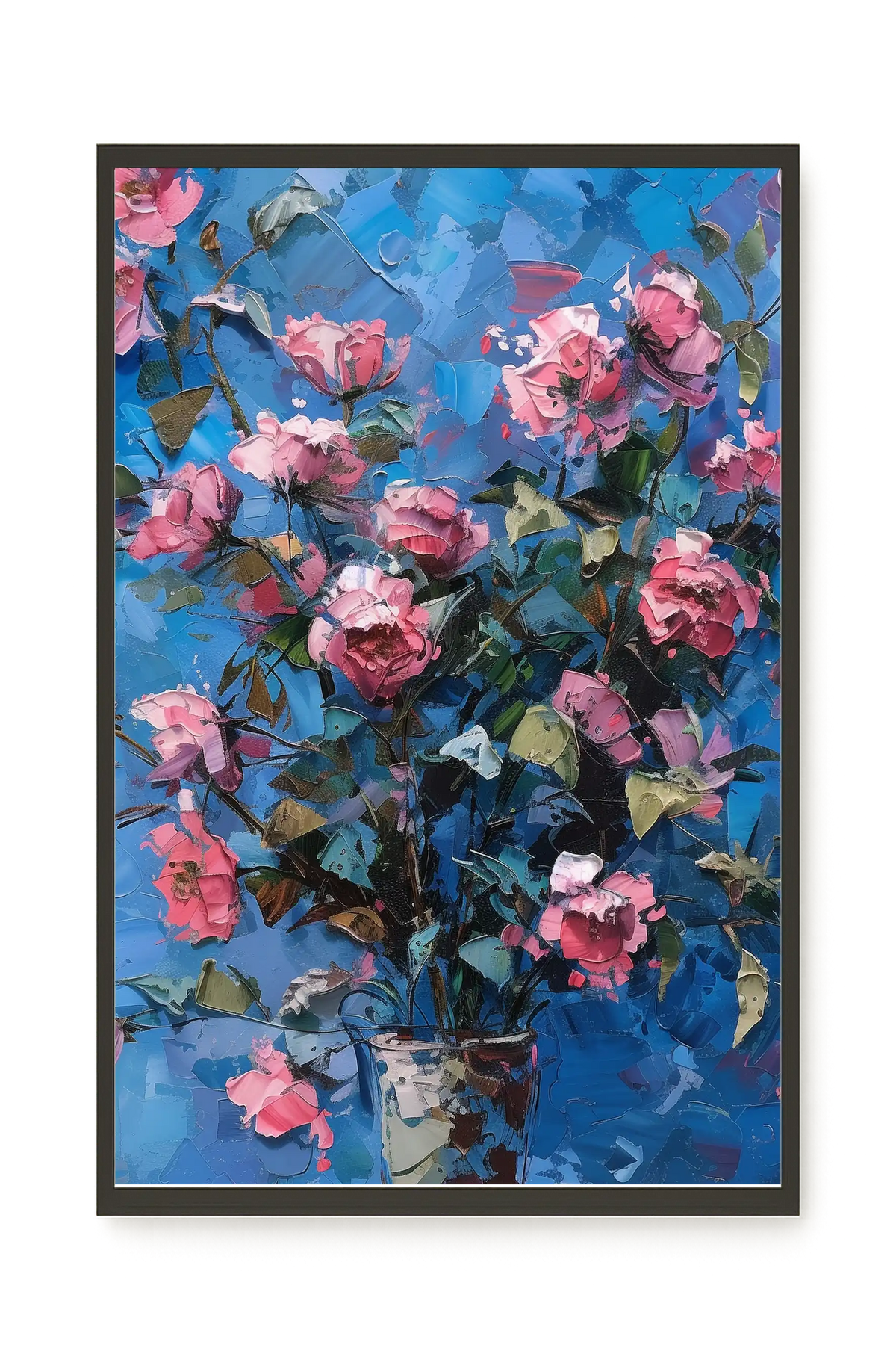 Blue Bloom Canvas Print