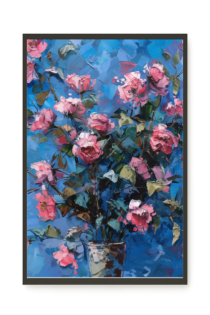 Blue Bloom Canvas Print