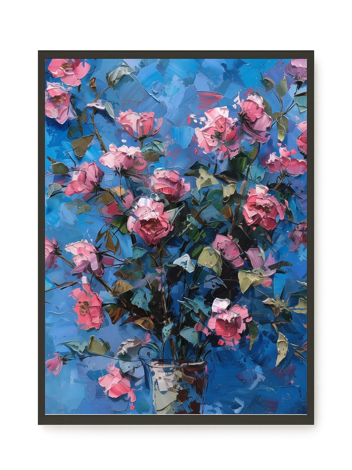 Blue Bloom Canvas Print