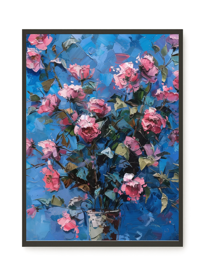Blue Bloom Canvas Print