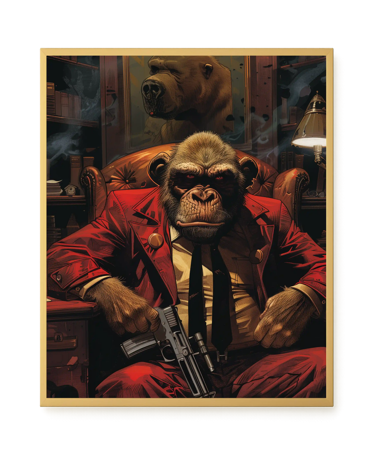 Instinctive Authority Canvas Print