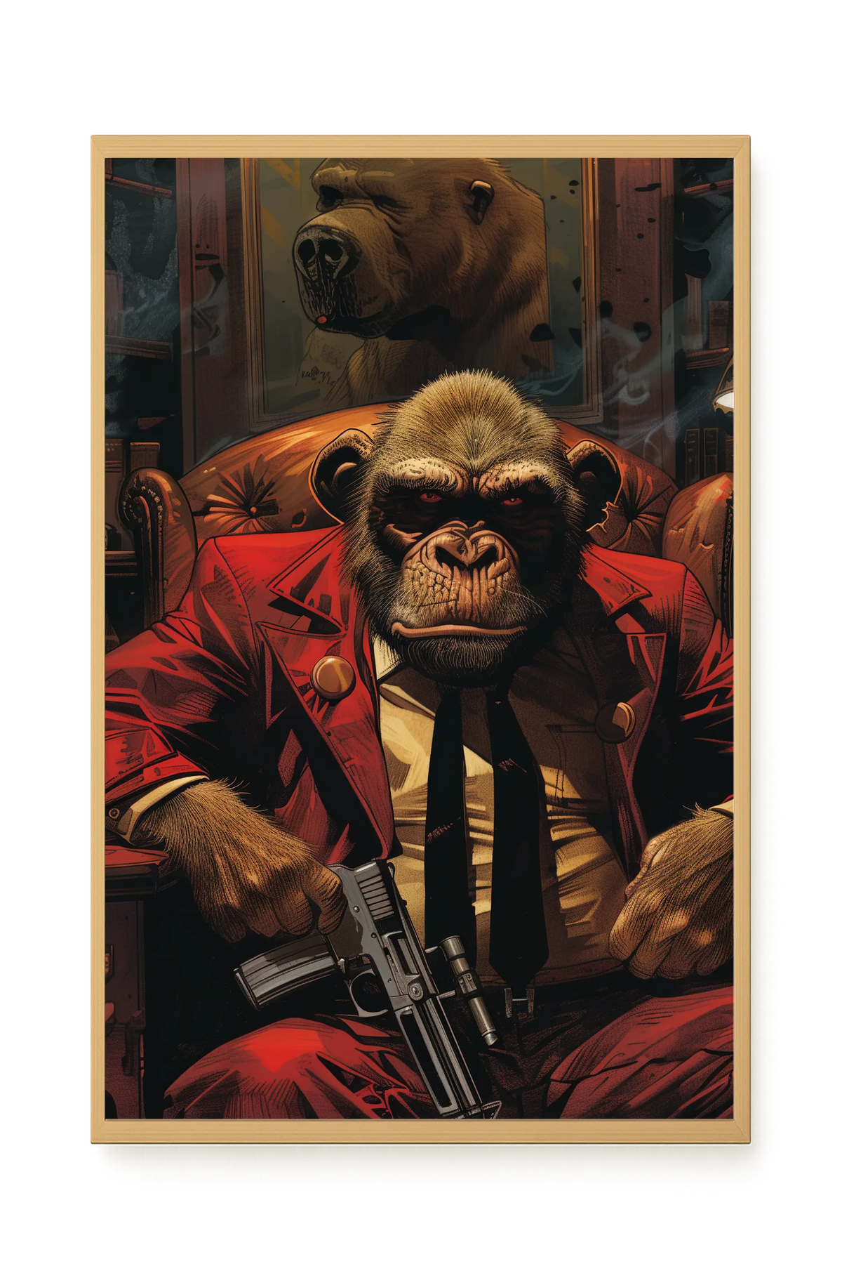 Instinctive Authority Canvas Print