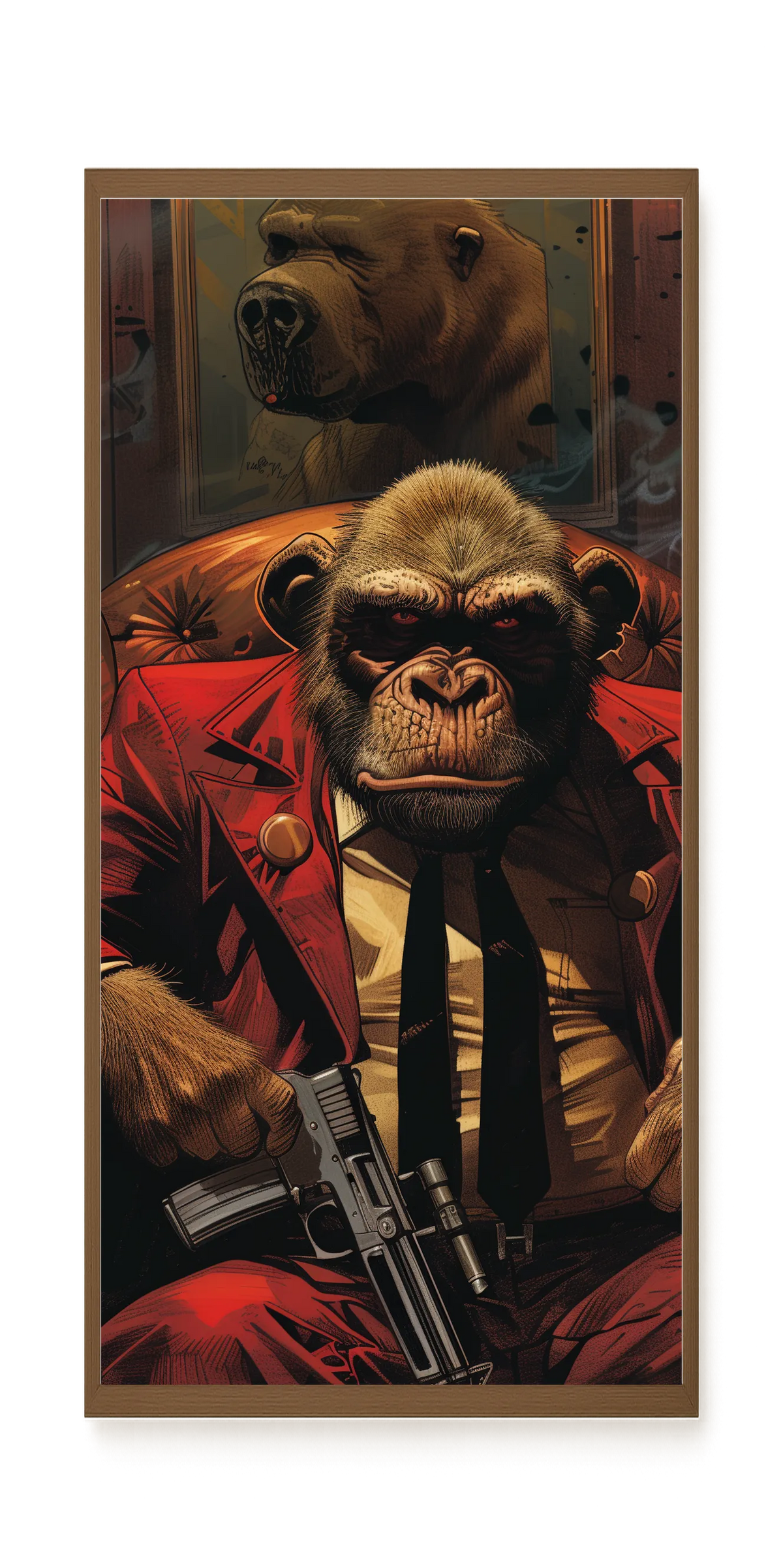 Instinctive Authority Canvas Print