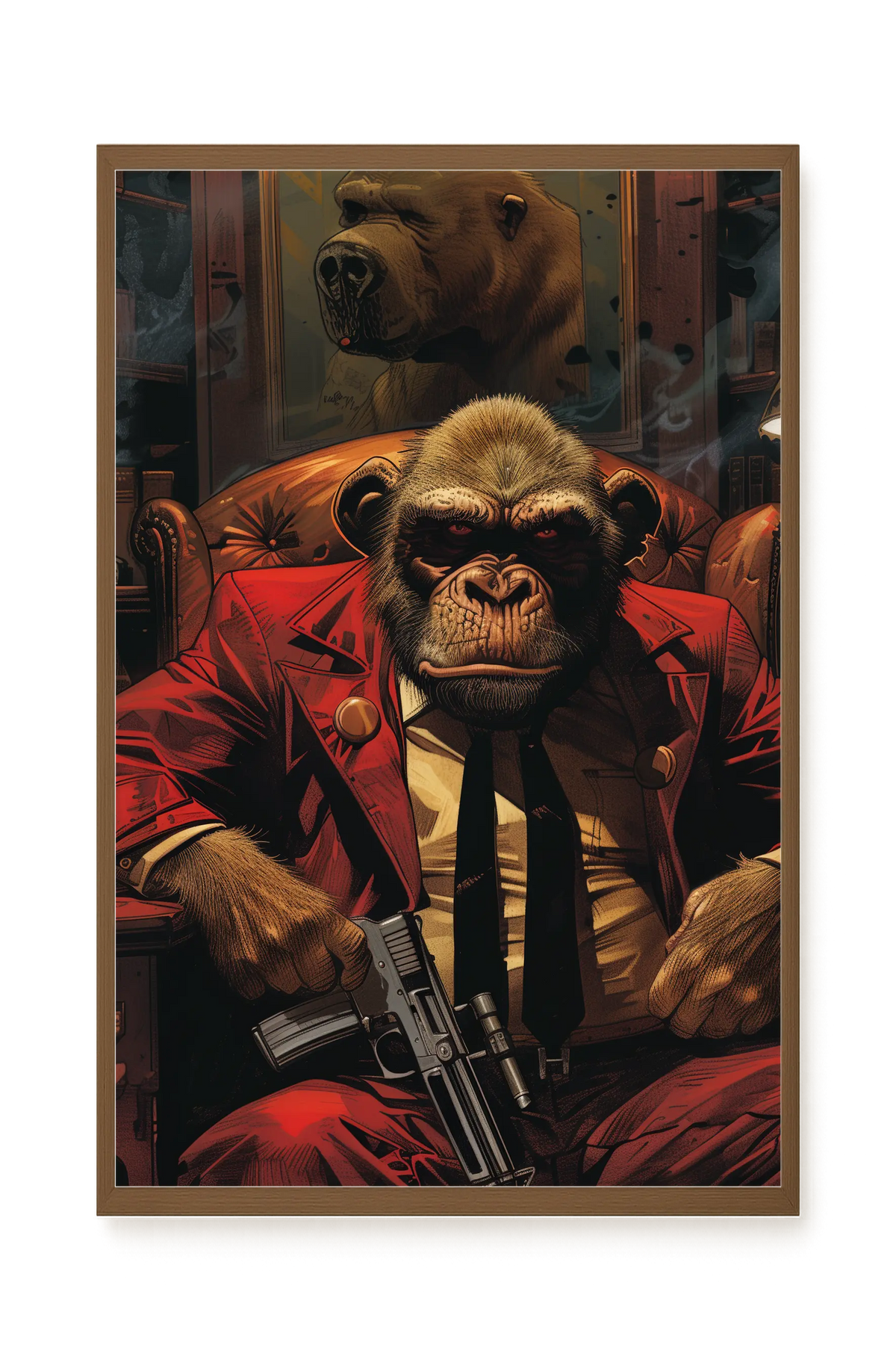 Instinctive Authority Canvas Print