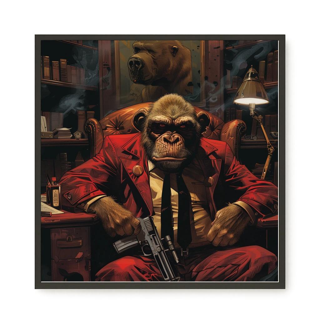 Instinctive Authority Canvas Print