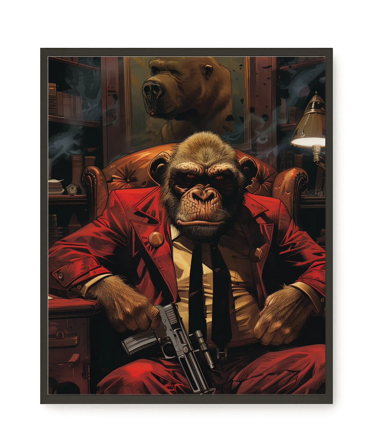 Instinctive Authority Canvas Print