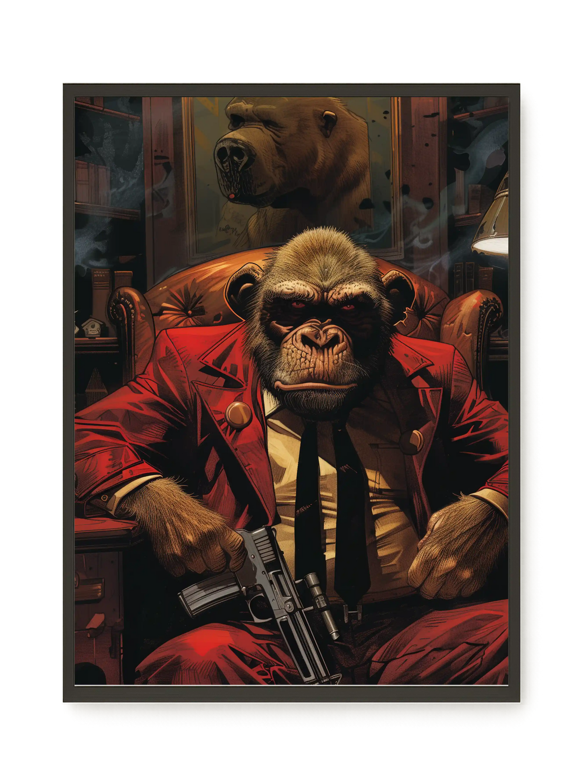 Instinctive Authority Canvas Print