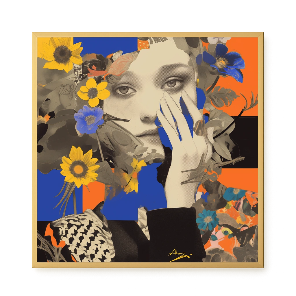 Transformed Visage Canvas Wall Art
