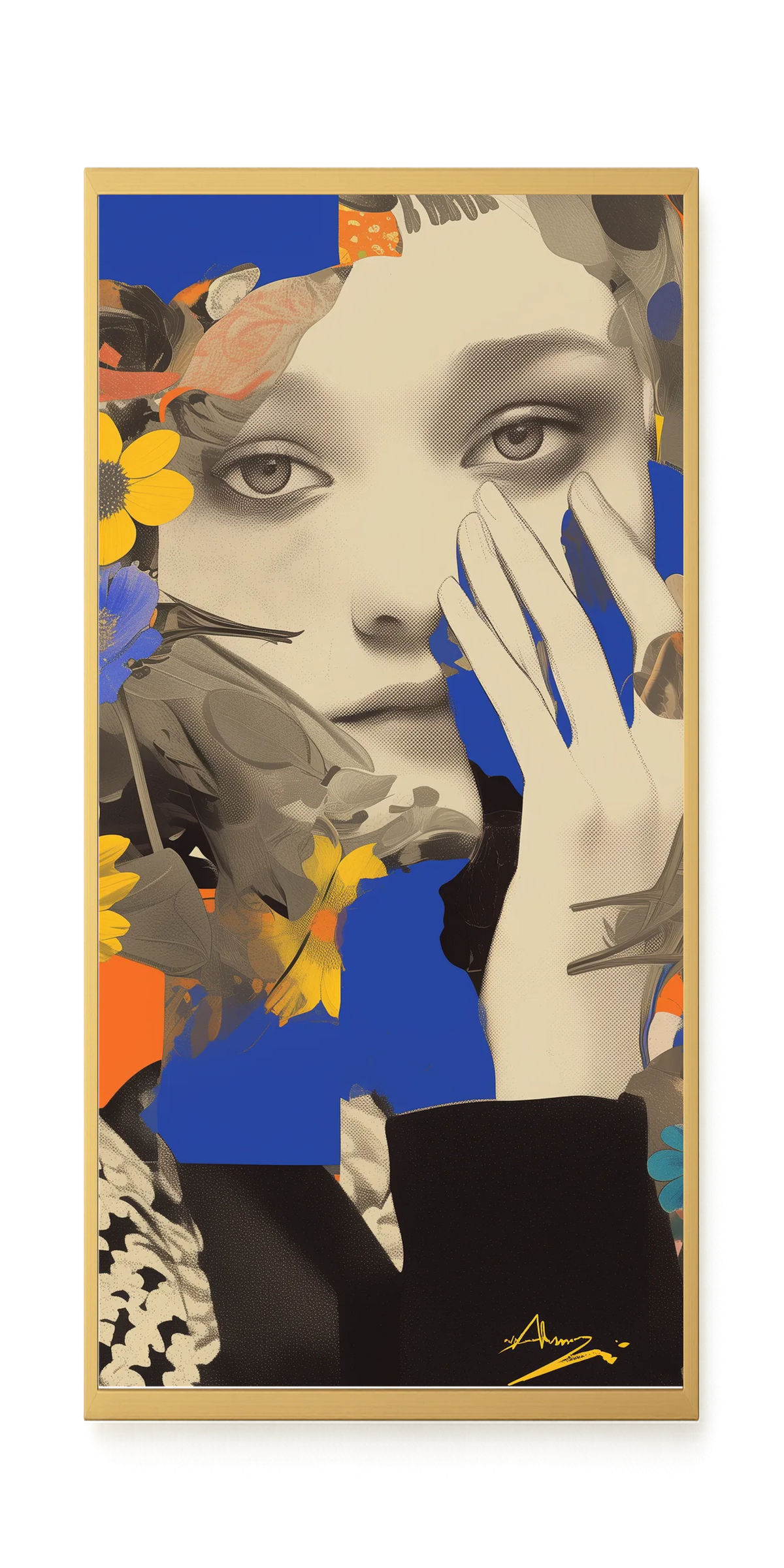 Transformed Visage Canvas Wall Art