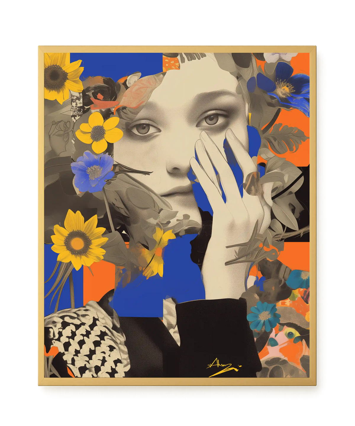 Transformed Visage Canvas Wall Art