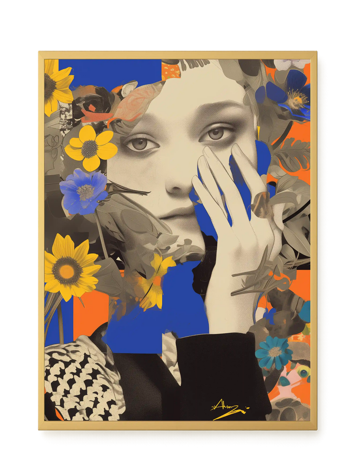 Transformed Visage Canvas Wall Art