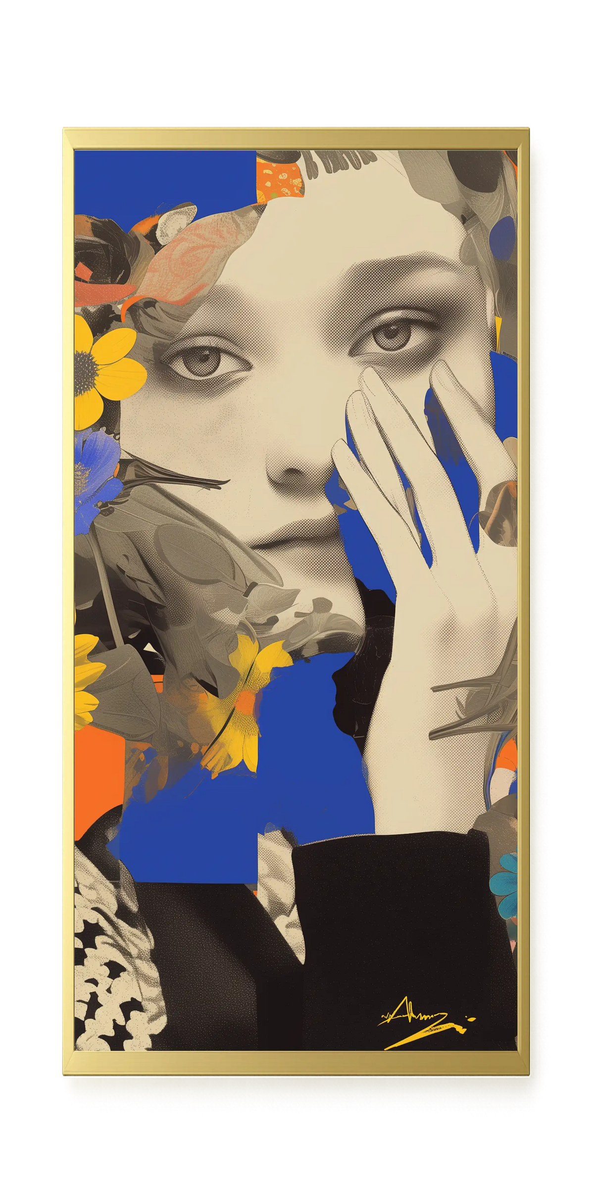 Transformed Visage Canvas Wall Art