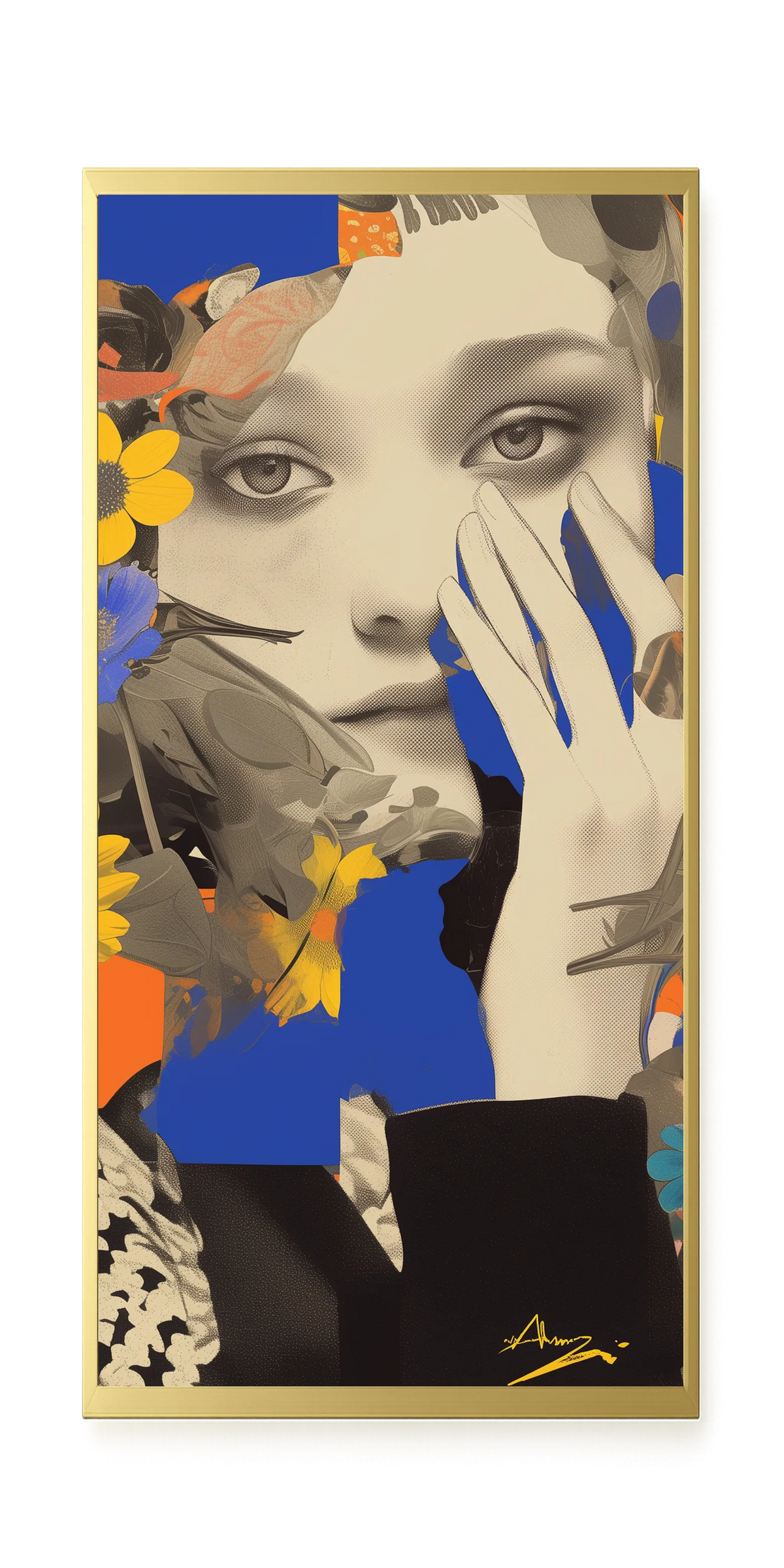 Transformed Visage Canvas Wall Art