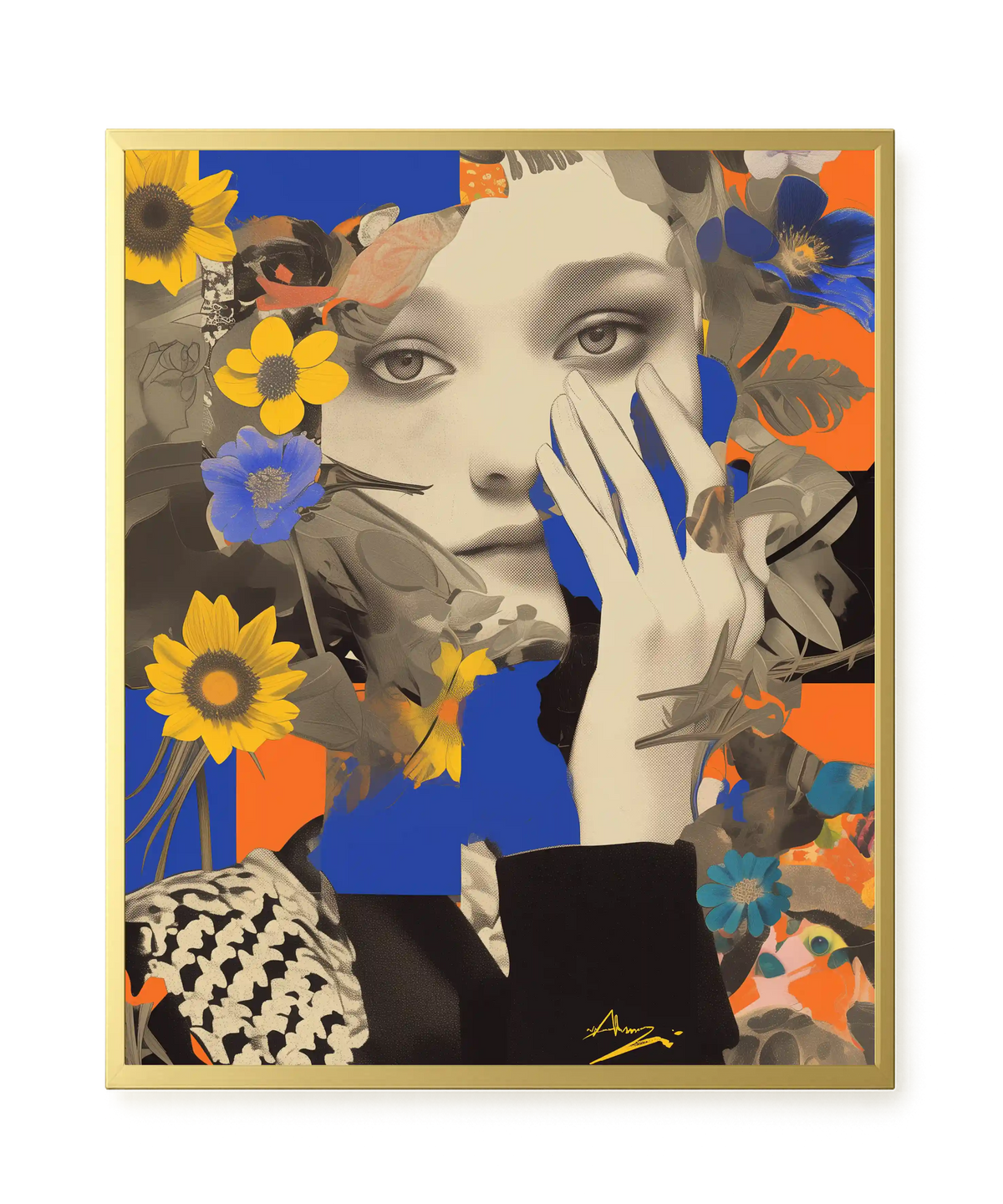 Transformed Visage Canvas Wall Art