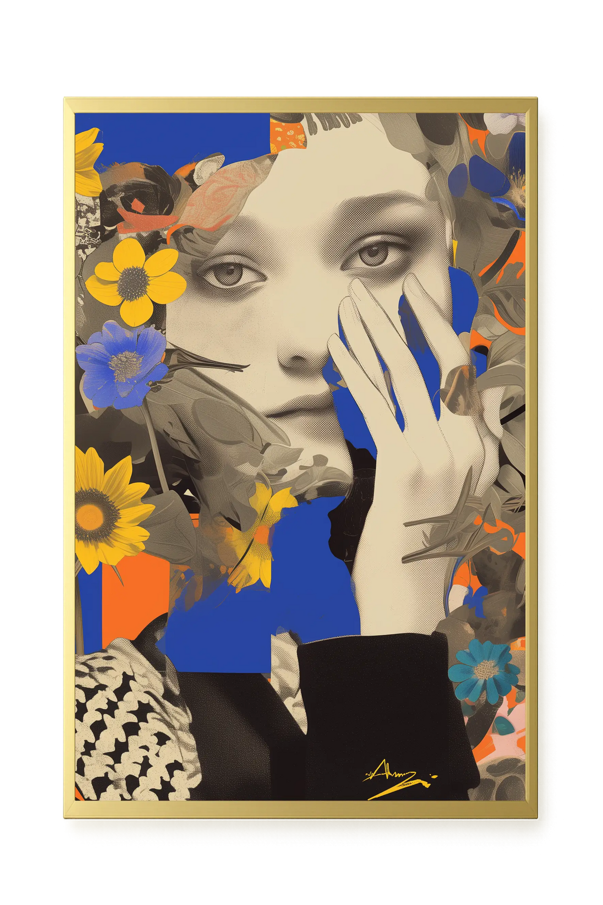 Transformed Visage Canvas Wall Art