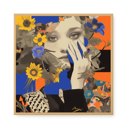 Transformed Visage Canvas Wall Art