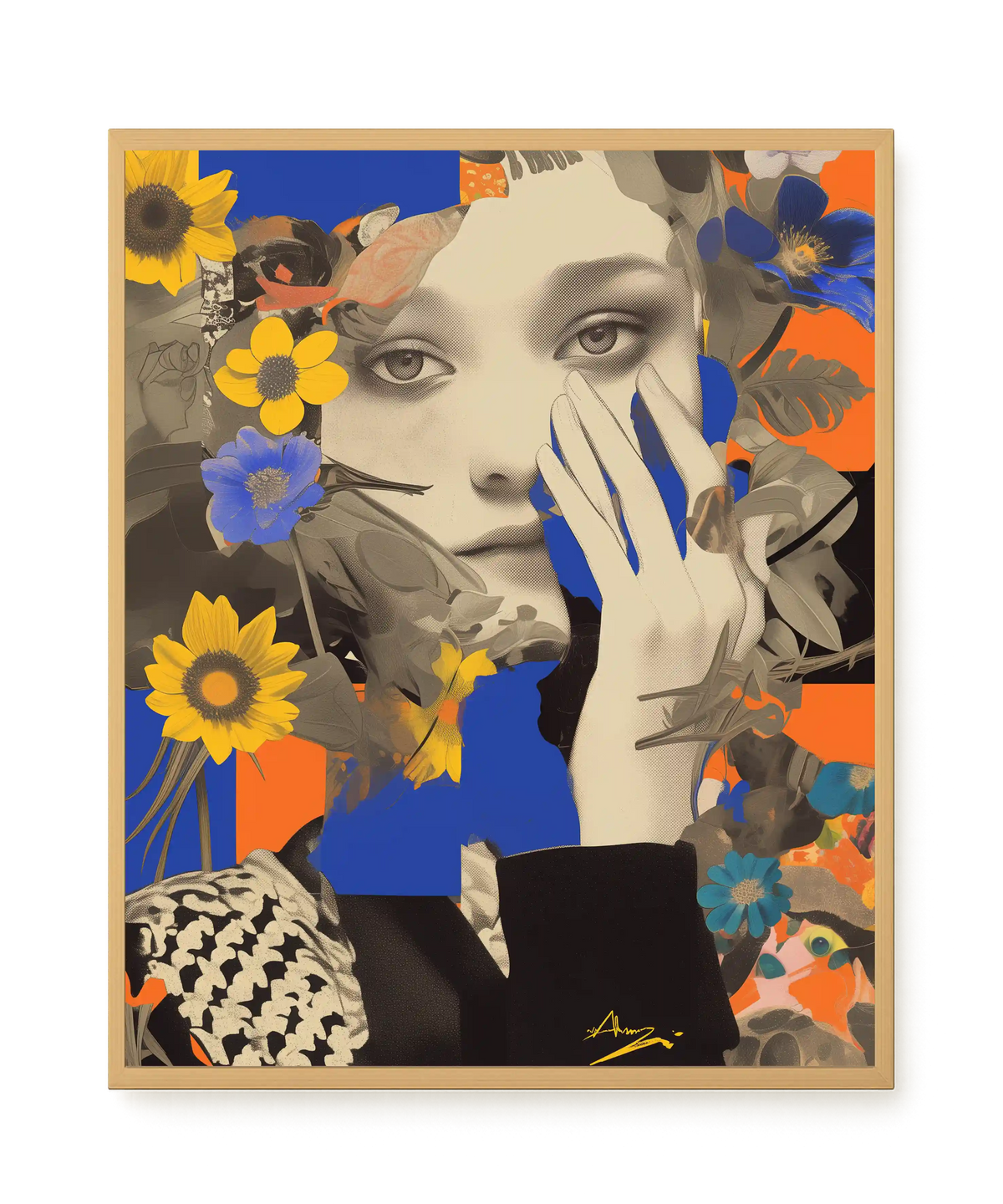 Transformed Visage Canvas Wall Art