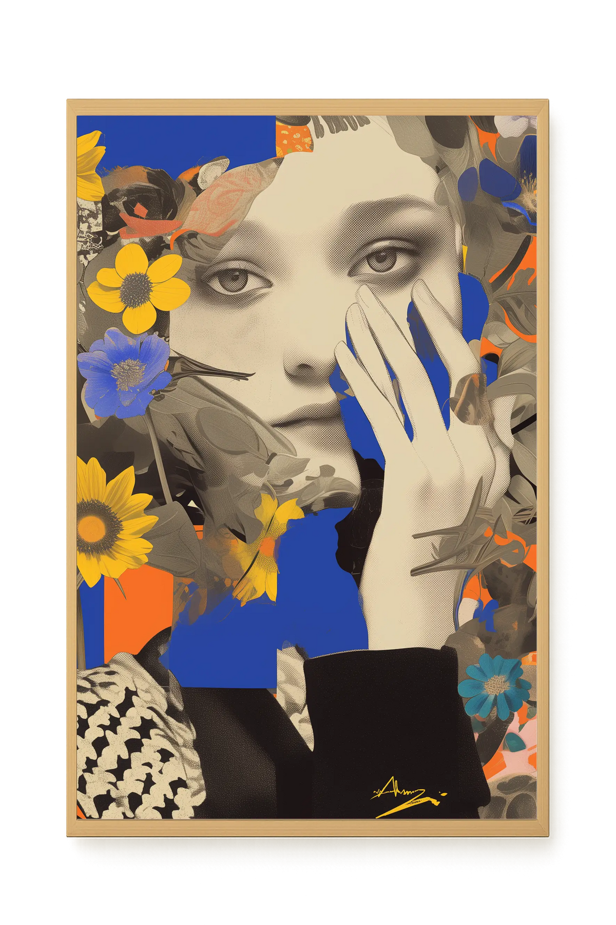 Transformed Visage Canvas Wall Art