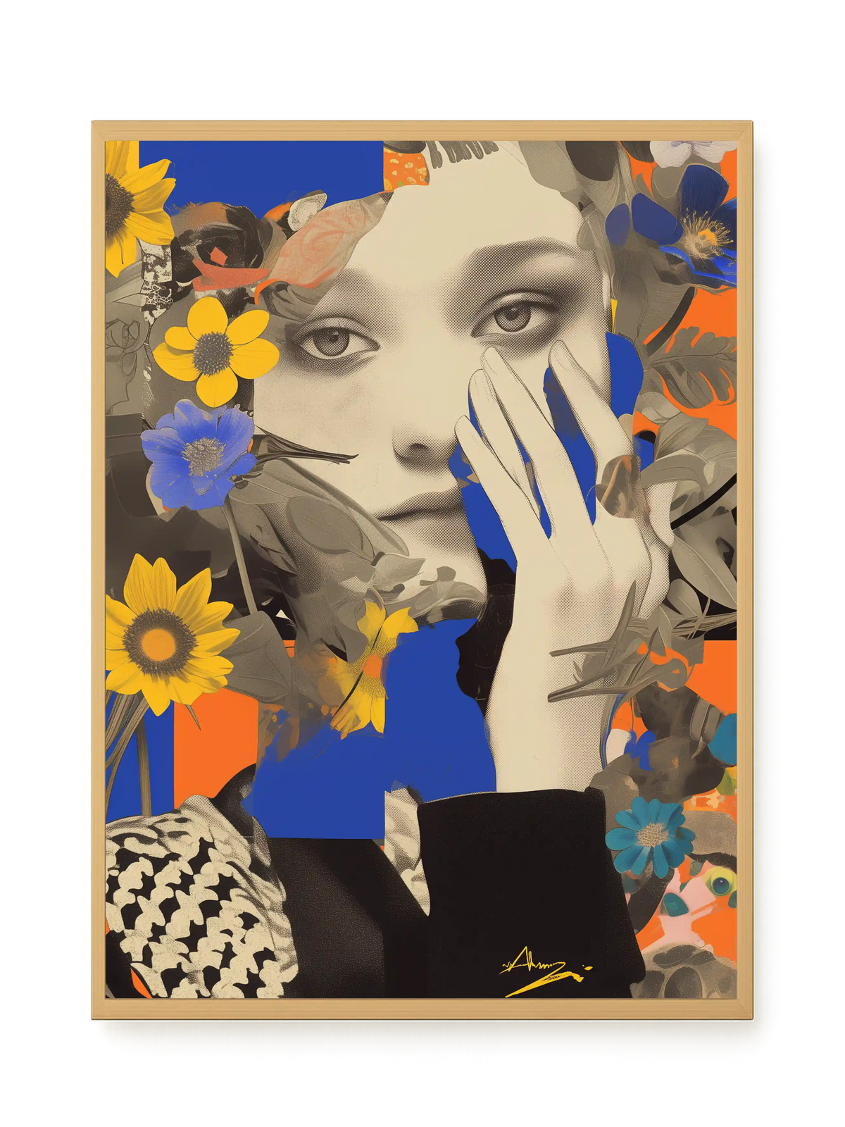 Transformed Visage Canvas Wall Art